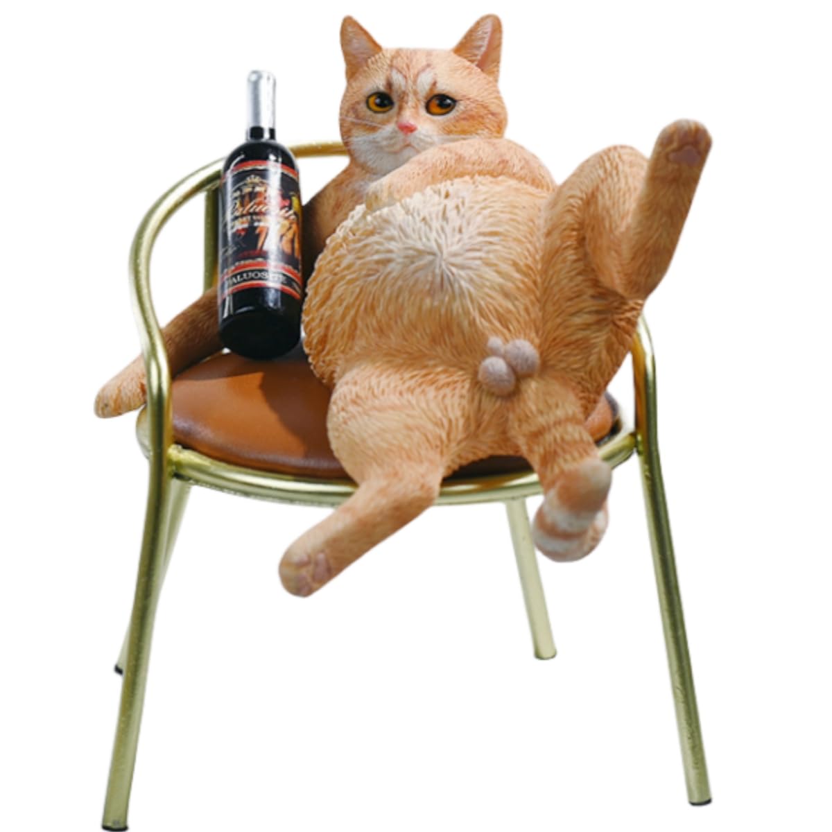 置物 WYxBW HARIKO FIGURE Wasted Youth HiPlay JXK Collectible Cat Figure: Drunken Cat, Expertly Hand