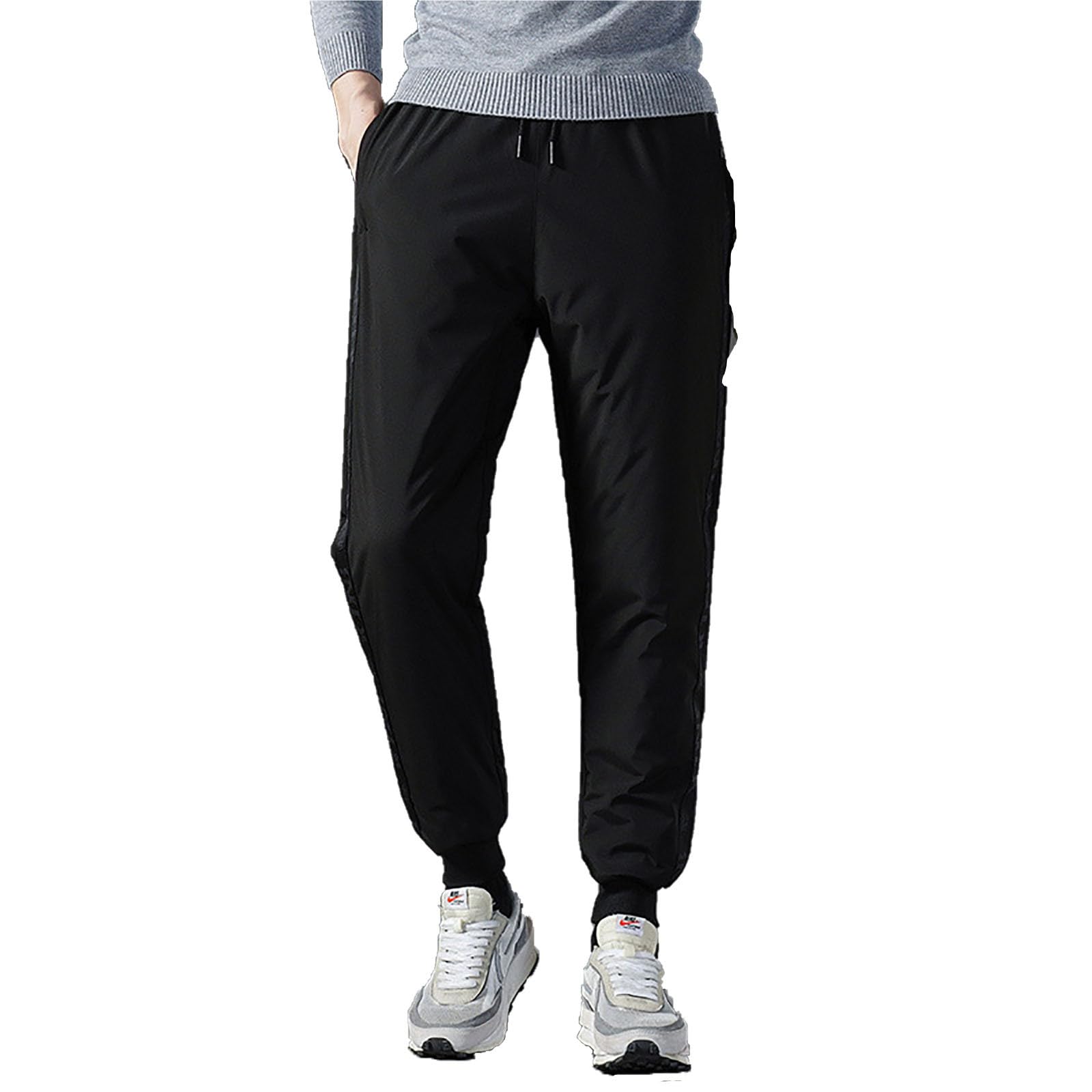 Pantalones de Viaje cálidos para Hombres y Mujeres, de Invierno, Acolchados y Gruesos, para el frío
