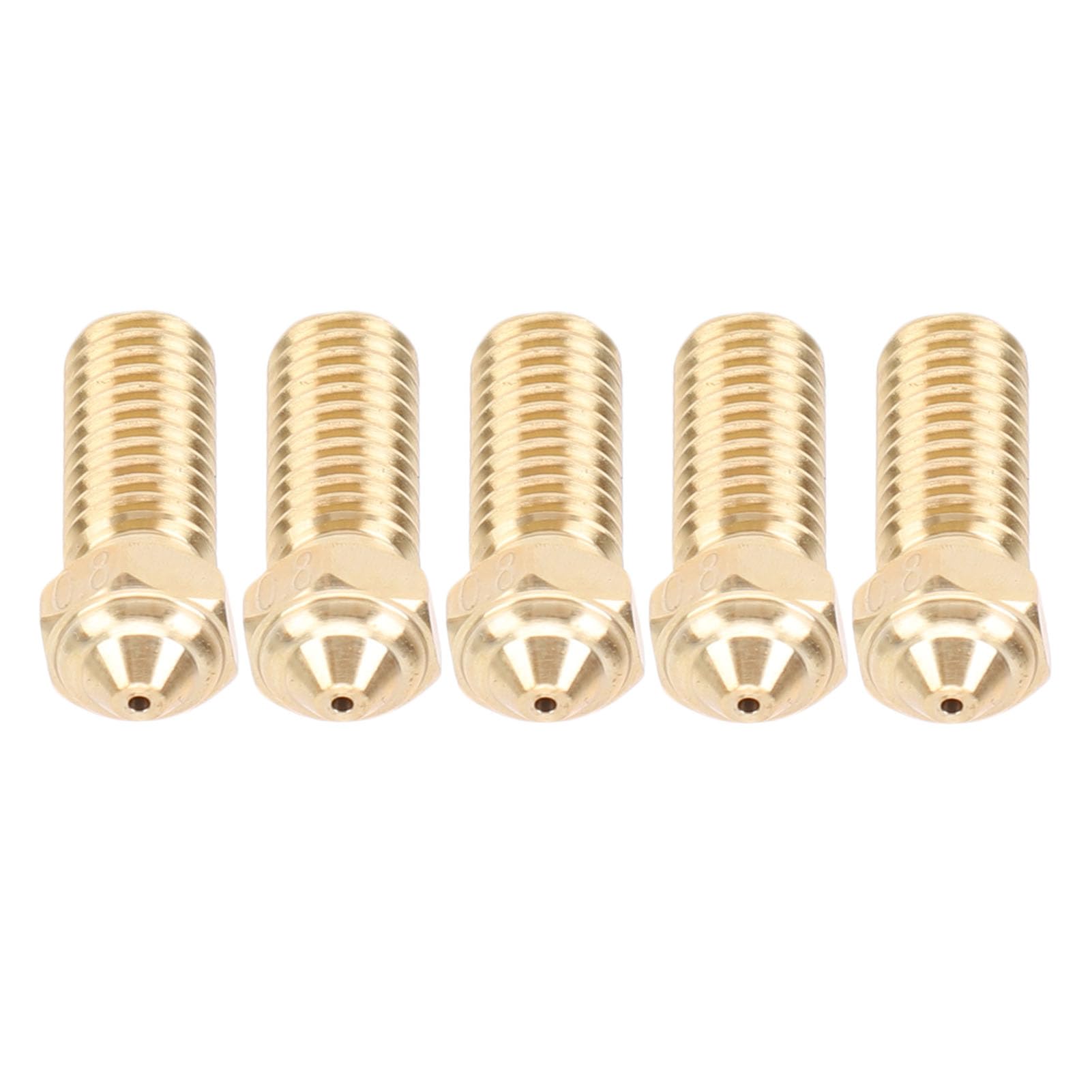 Extruder Nozzle, Brass 0.8Mm Replacement for Qidi Tech X Plus 3, High Speed Pressure and Versatile Compatibility, for 3D Printing Projects