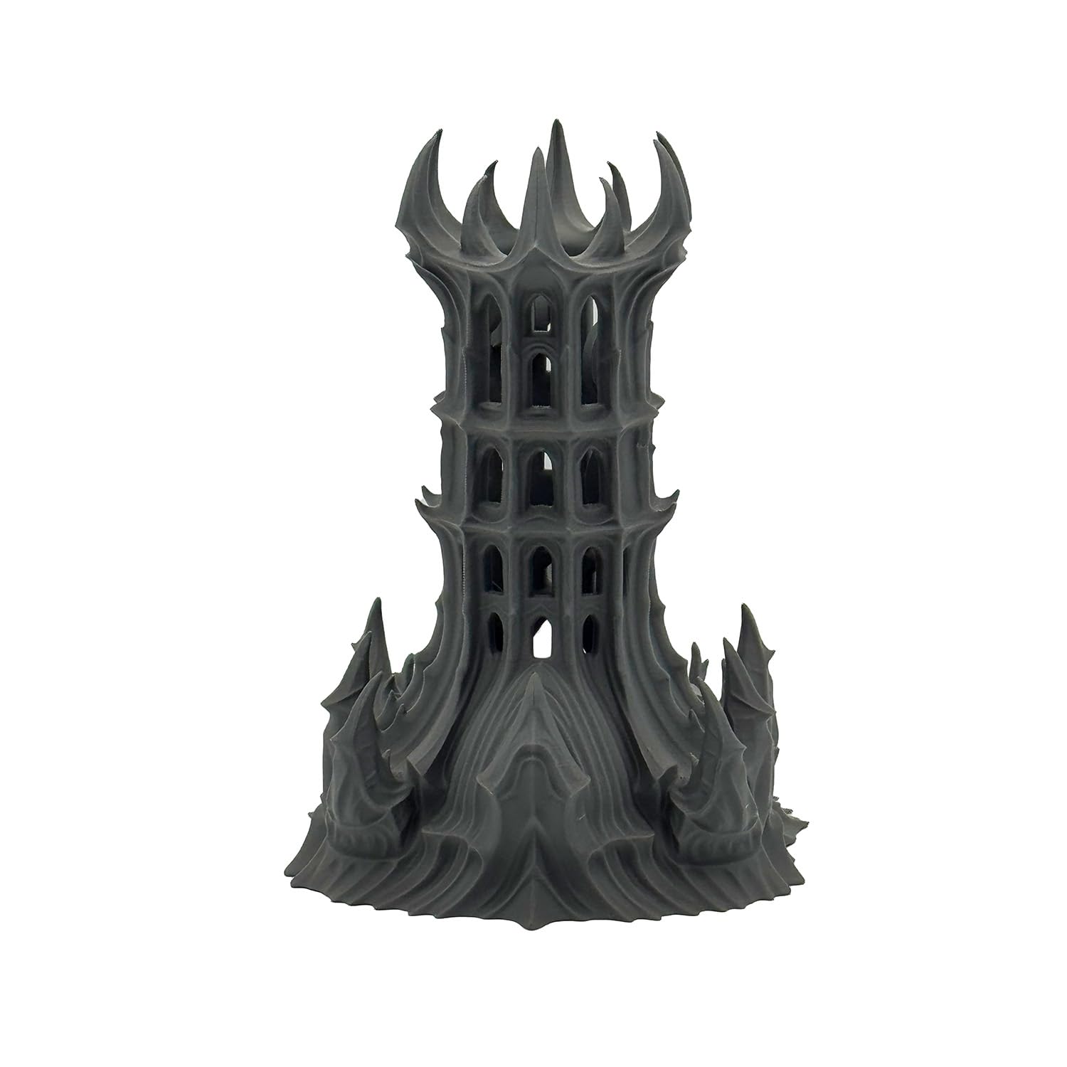 Obsidian Zitadelle Würfelturm für Würfel bis 25mm | DND Castle Dice Tower Made in Germany | Tabletop RPG Pathfinder Pen & Paper Fantasy | Deko zum Bemalen | Geschenk Rollenspieler