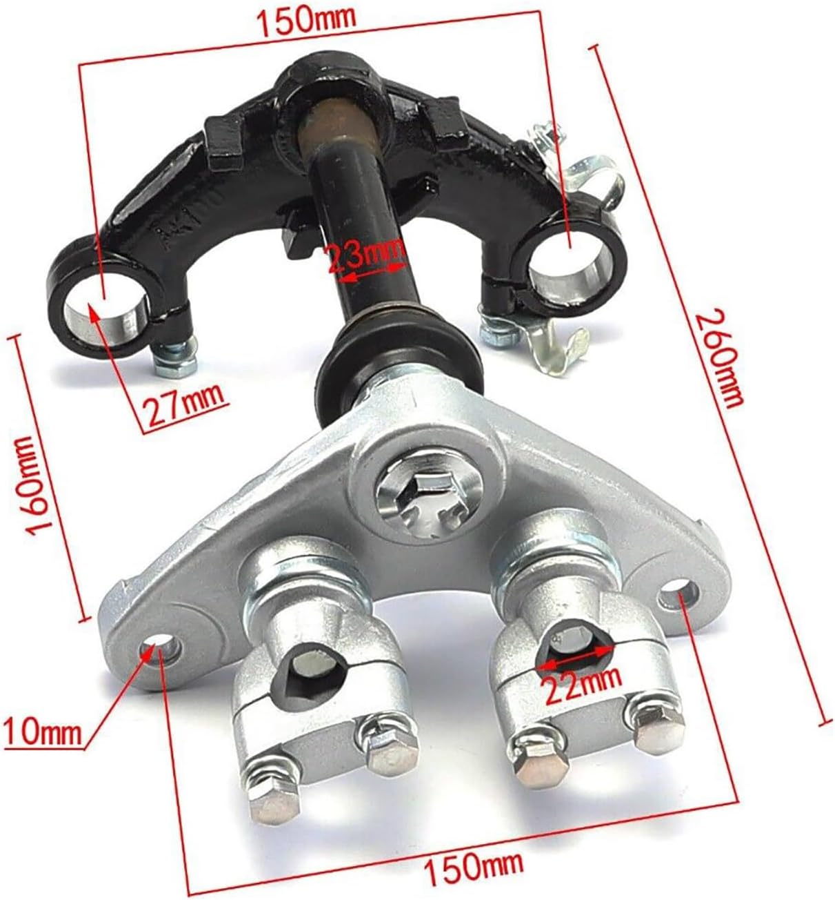 Front Forks Triple Tree 10" Wheel 2.50-10 For Mini Trail Dirt Bike CRF50F TTR50E