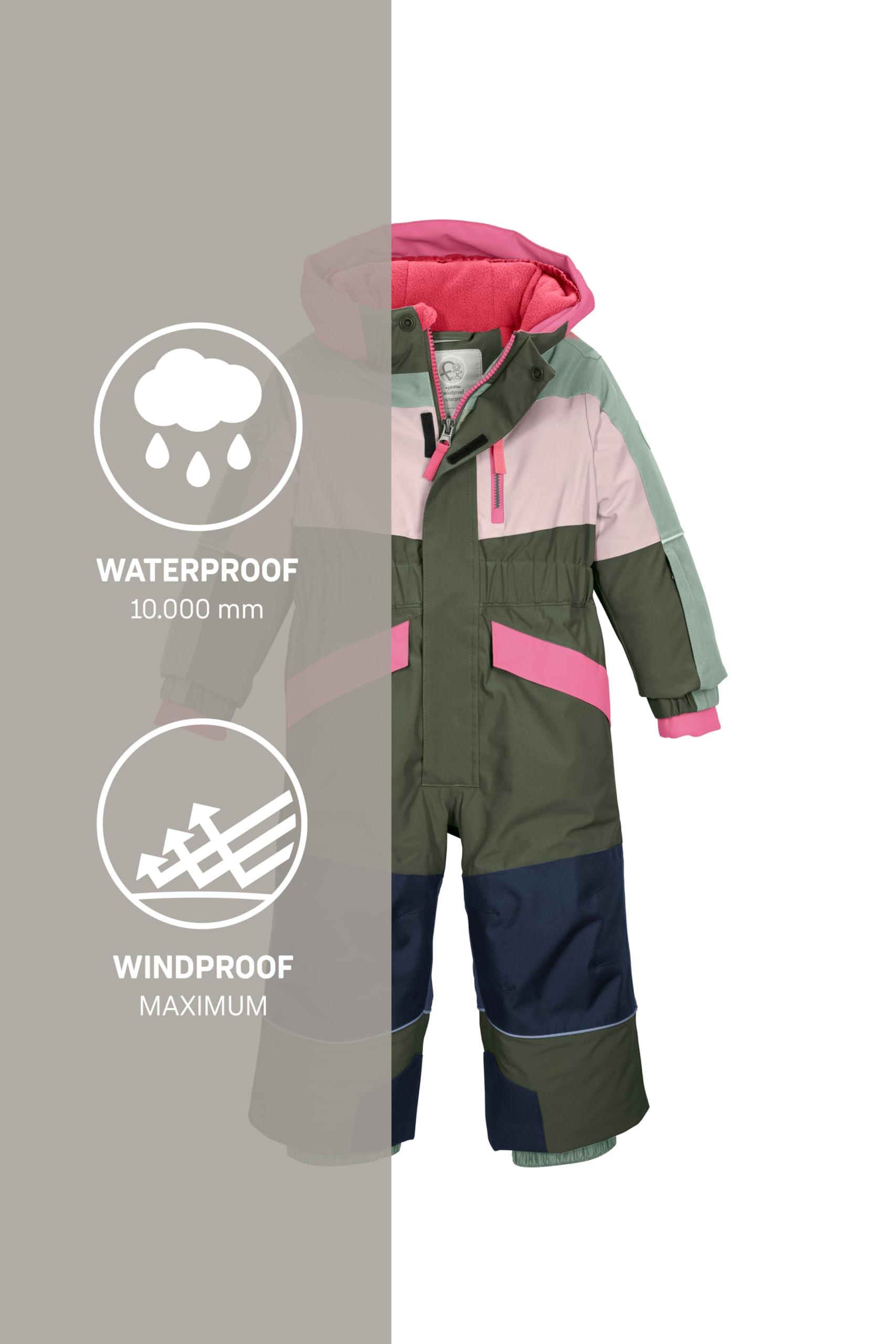first instinct by killtec Fisw 47 Mns Onpc Tuta da sci con cappuccio Unisex - Bimbi 0-24