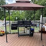 Gazebo Canopy Tent 8'x 5' with Air Vent Tent for BBQ Outdoor Patio Grill Gazebo, Party Patios Large...