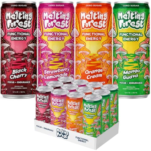 Melting Forest Sparkling Adaptogen Energy Drink Variety Pack