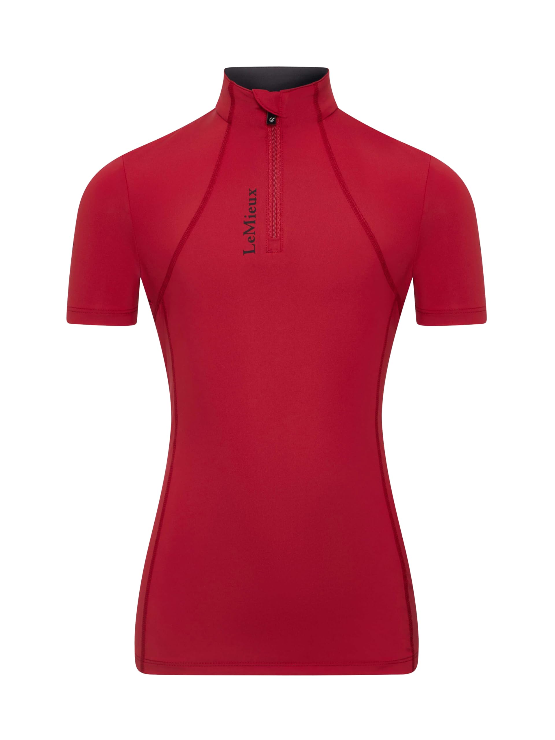 LeMieux Young Rider Classique Short Sleeve Base Layer - Childrens Equestrian Horse Riding Top - Chilli Red - 13-14years