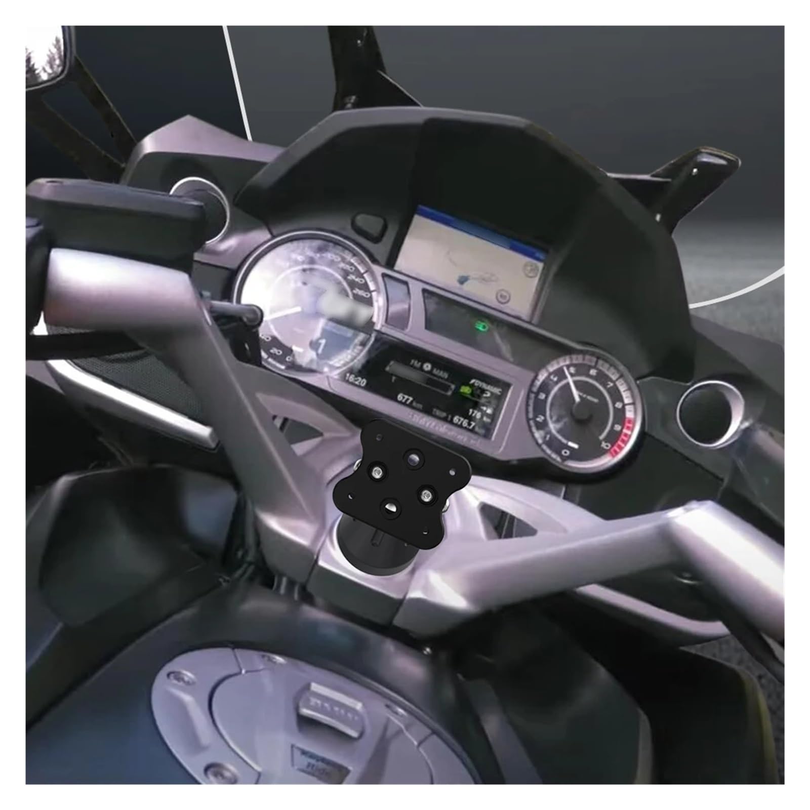 Supporto Navigatore Moto Per BMW Per K1600GT Per GTL Per Grand Per America Supporto Telefono Cellulare Staffa Navigazione Attacco Manubrio GPS