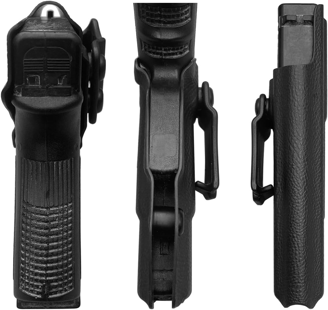 POLE.CRAFT IWB Kydex Holster Custom Fit: Glock 19 19X 25 44 45 (Gen 1 2 3 4 5) & Glock 23 32 (Gen 3 4) - Inside Waistband Carry - Adj. Cant Retention