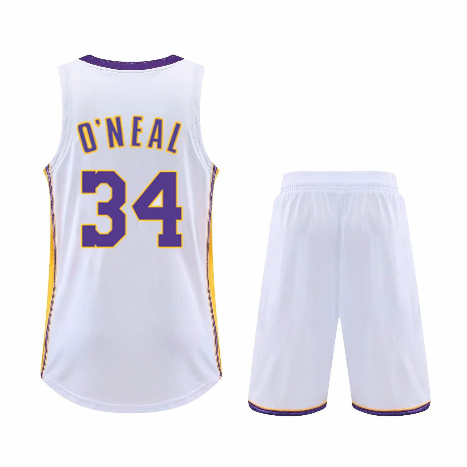Maillot de Basket Enfant, Tenue Basket Enfant Garcon, Maillot sans Manches et Pantalon Court Garçon/Homme