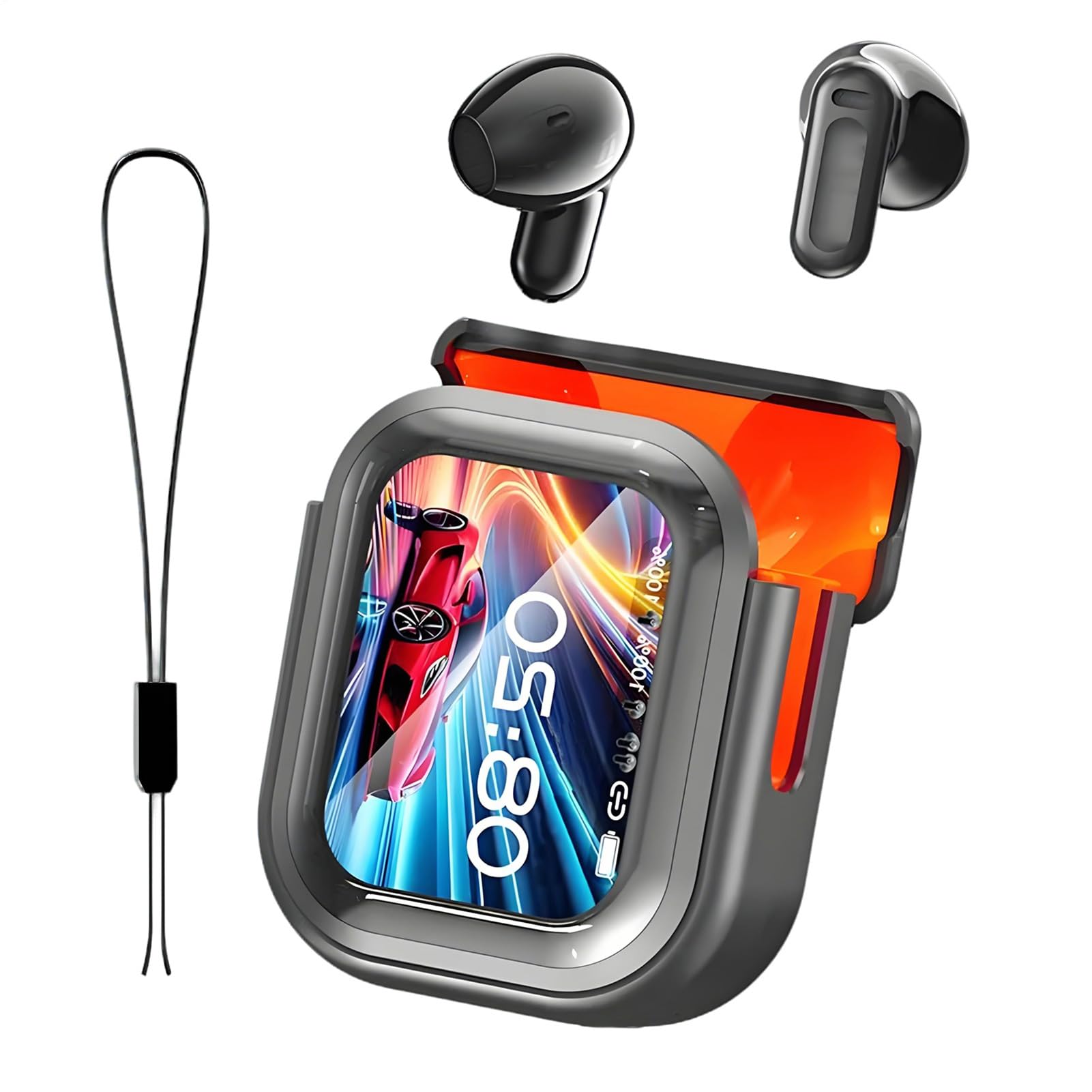 Auricolari Traduttore Di Lingue Cuffie Wireless Touchscreen Cancellazione | Auricolari Con Traduzione IA In Reale Touchscreen Per Uomo Donna Viaggi Studio Sport Lavoro Palestra Compleanno