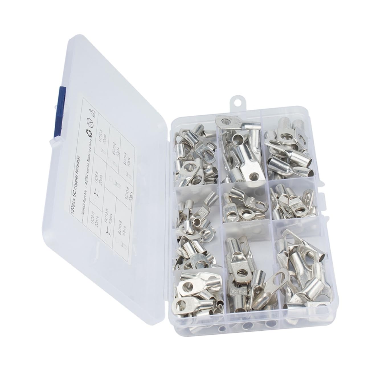 Terminal de Cobre Serie S-c 120 Piezas para Conexiones Eléctricas