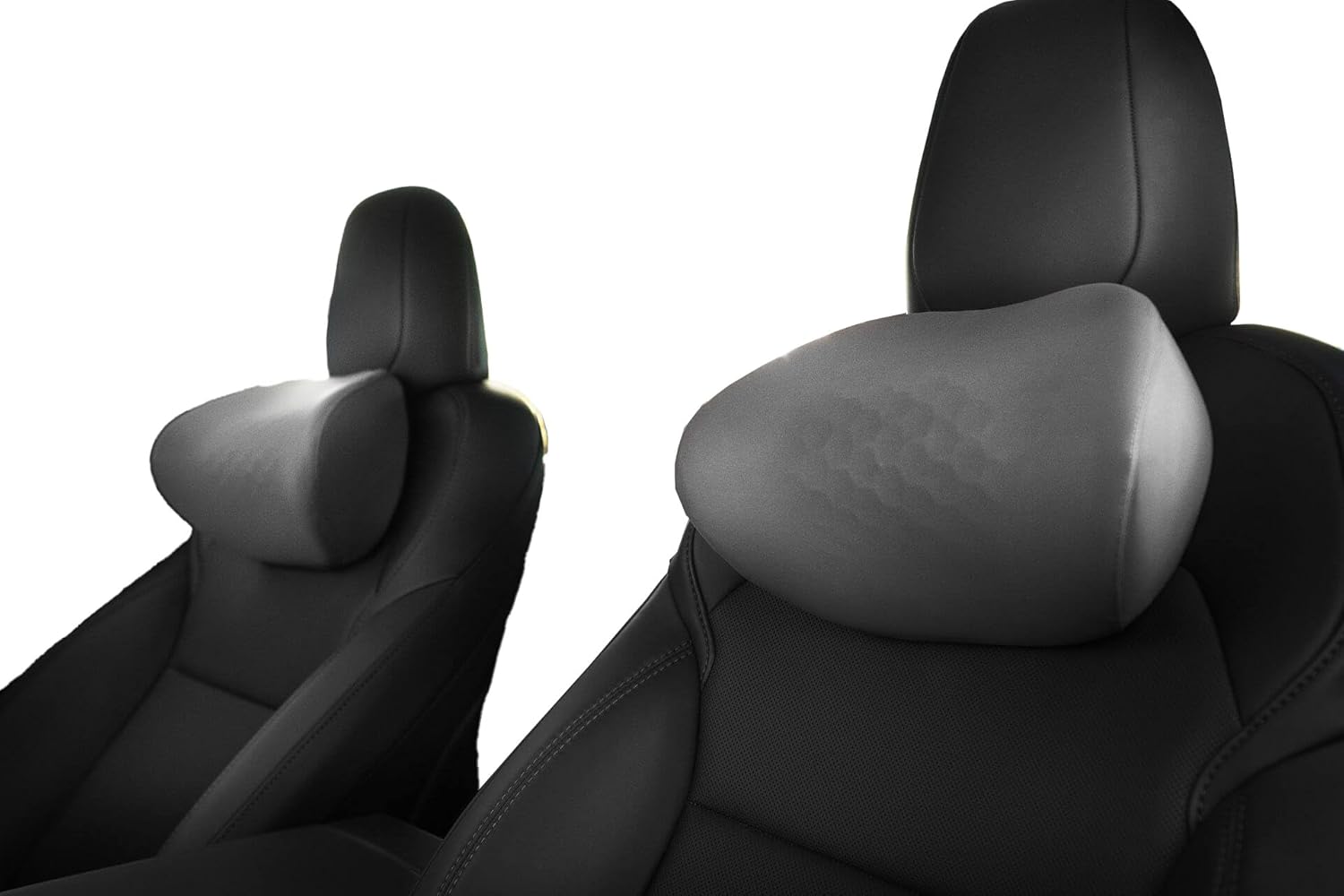 Jowua One Car Neck Pillow for Tesla Model 3 / Y/S/X, TPE + Slow-Rebound Memory Foam, The Adjustable Strap Hidden Zipper Design Easy Removable Pillowcase for All Season