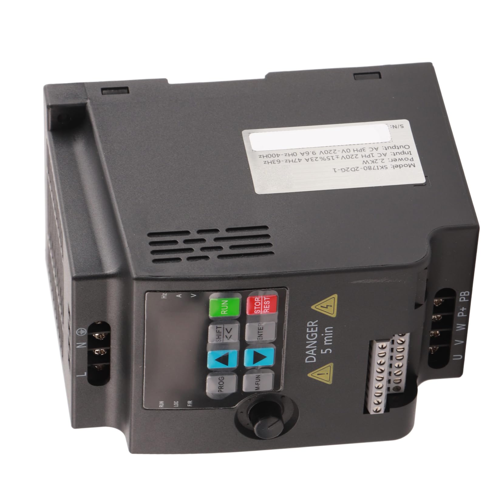 Inverseur de convertisseur de fréquence Variable VFD pour Moteur (220VAC 2.2KW)