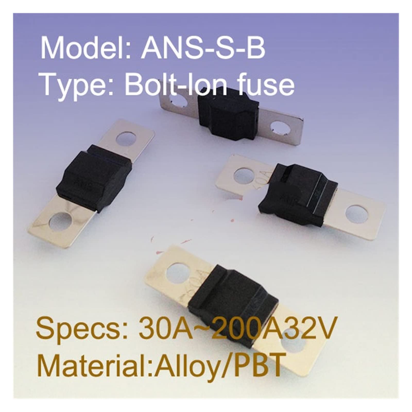 IBOWZ Fusibili Portafusibile a Lama Ans-H con Fusibile Ans-SB/portafusibile a bullone 0498900