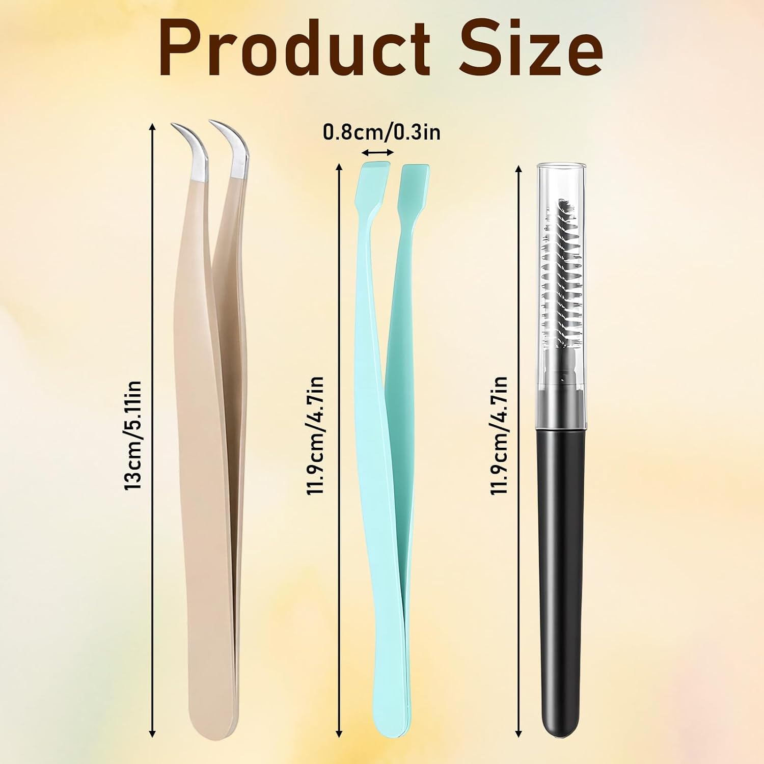 3Pcs Lash Tweezers for Eyelash Clusters Lash Applicator Tool Set Eyelash Extension Tweezers for Lashes Extension DIY Cluster Lashes Flat Curved Tip Applications