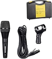 Vista 1 de Micrófono de karaoke de mano dinámico vocal con cable y estuche de transporte (RM82B)