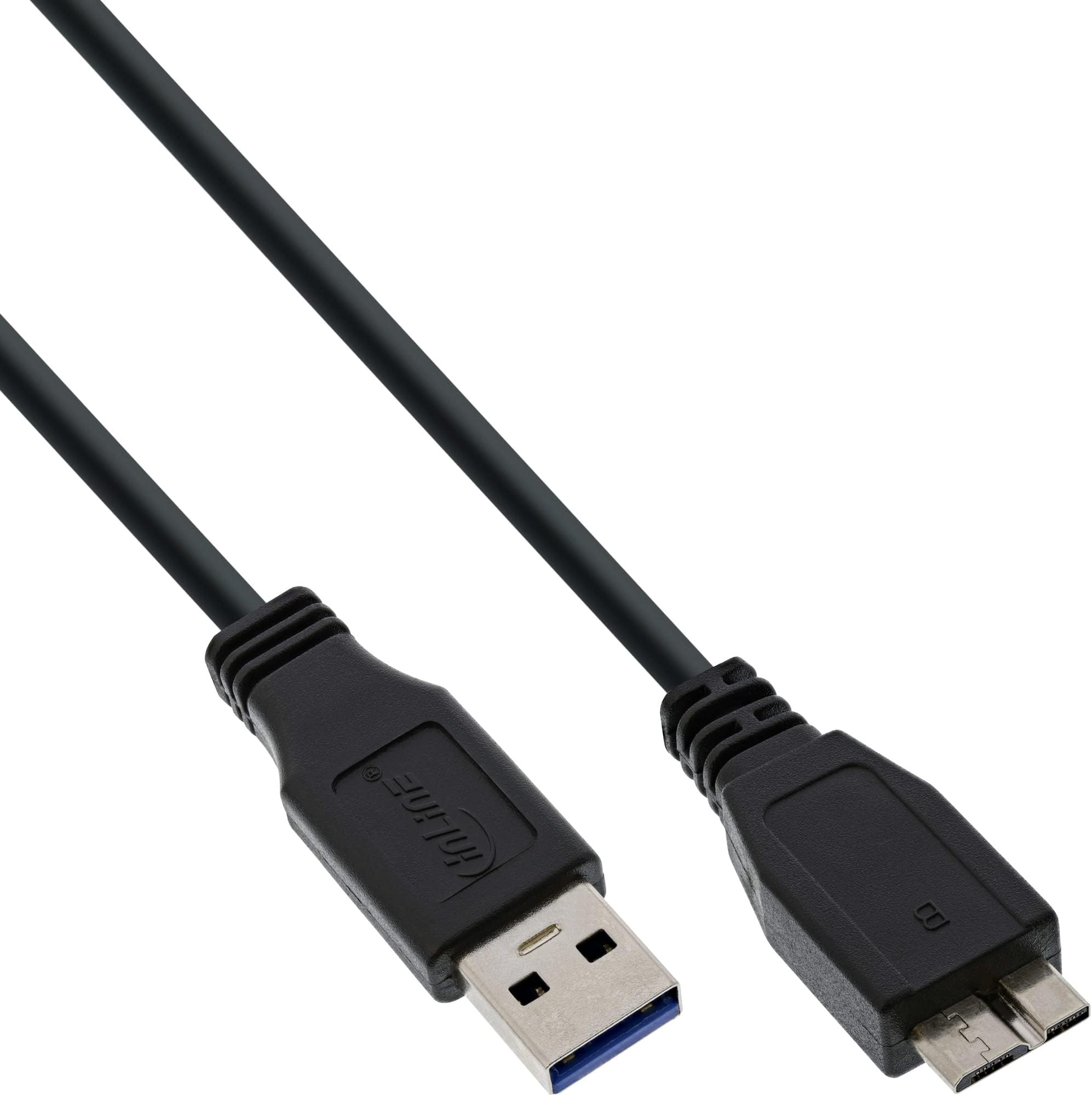 InLine® USB 3.0 Cable/USB A Male to Micro USB B Male / 2 m Black