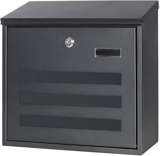 Locking Mailbox Wall Mounted Jssmst mailboxes with Key Lock Large