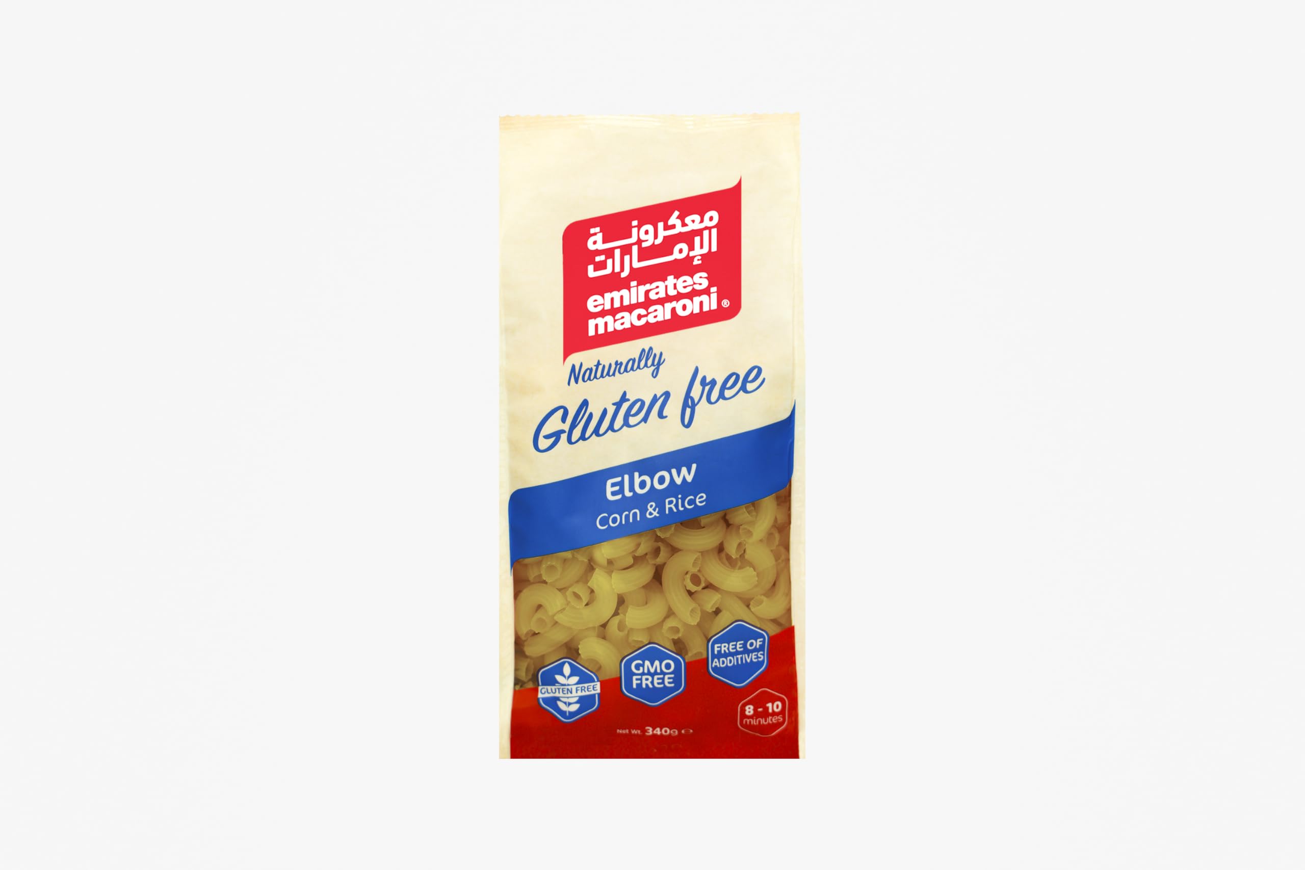 Emirates Macaroni Emmac Gluten Free Corni, 340G, beige