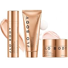 JLO BEAUTY Body Transformation Trio AHA Body Serum, Body Firming Cream & Booty Firming Balm for Smoother, Firmer, More Sculpted-Looking Skin