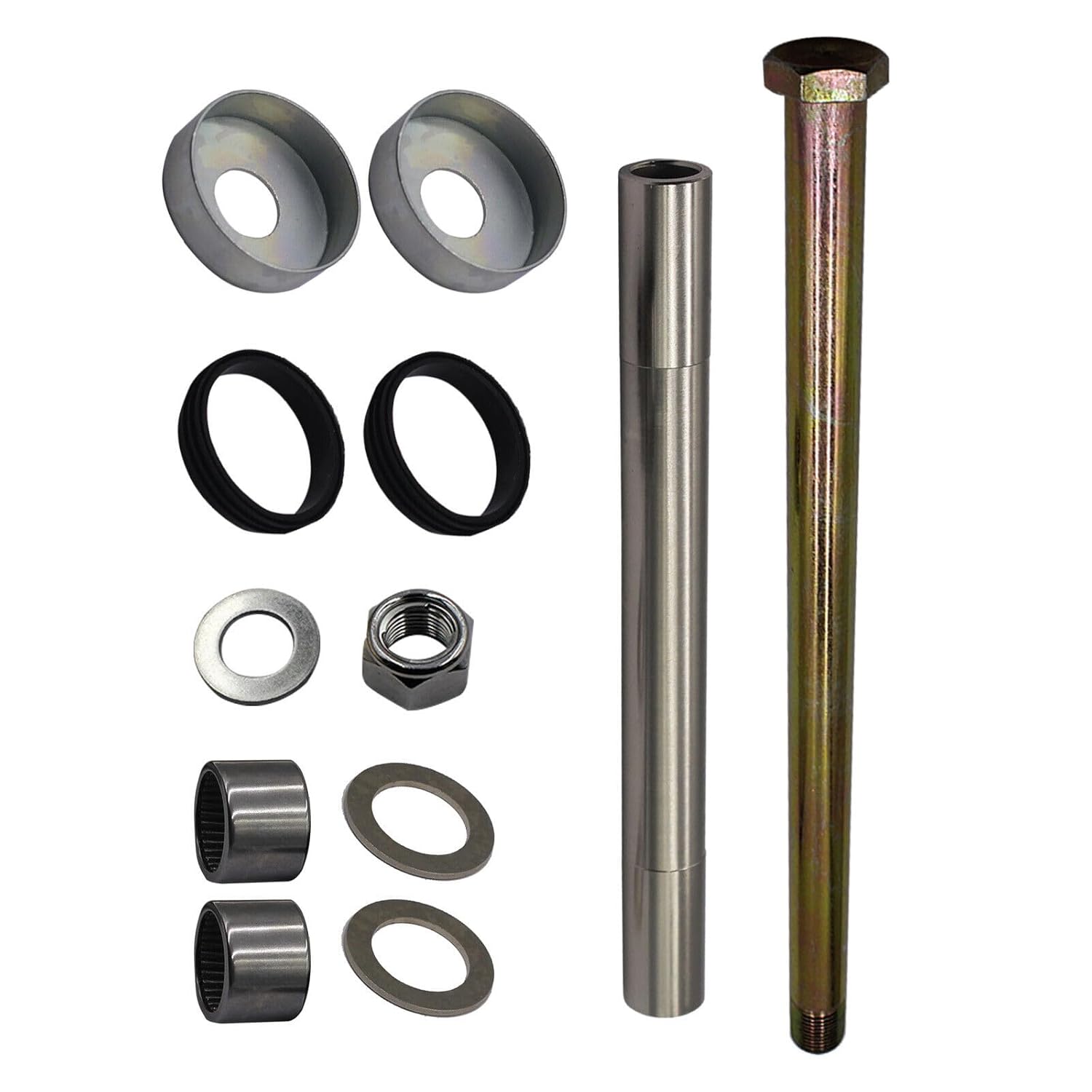 Swingarm Bearings Rebuild Kit & Swingarm Bolt Kit Compatible with 1987-2006 Banshee 350 YFZ350 Replaces 2GU-22184-00-00