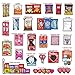 Valentine's Day Gift Care Package (50ct) Snacks Chocolates Candy Box Assortment Variety Bundle Present Kids Adults Boy Girl Guy Friend College Husband Wife Boyfriend Girlfriend Love