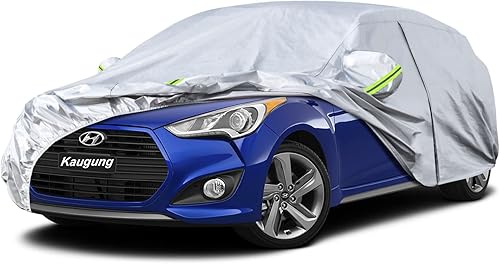 Kaugung Funda universal para automĂłvil Hatchback de 6 capas para Hyundai Veloster de 2011 a 2022, impermeable, resistente a todo tipo de clima, Kaugung Funda universal para automĂłvil Hatchback de 6 capas para Hyundai Veloster de 2011 a 2022, impermeable, resistente a todo tipo de clima,