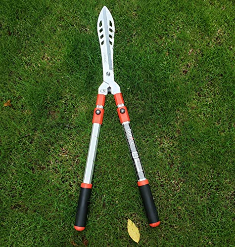 Gonicc HEDGE-SELL-2 Professional Adjustable 33"+ 13 Inch Hedge Shears. Handle Length Range 19"-32", With Wavy Sk-5 Steel Blade, Adjustable Blade Pressure,Garden Pruning Hand Hedge Trimmers, Grass Clippers Shears thumb #6