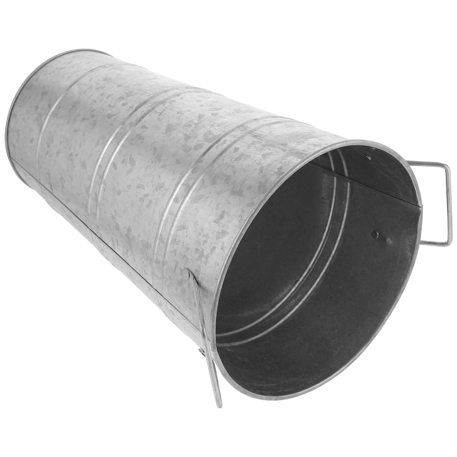 Seau de plantation métal zinc avec anse pour décoration intérieure