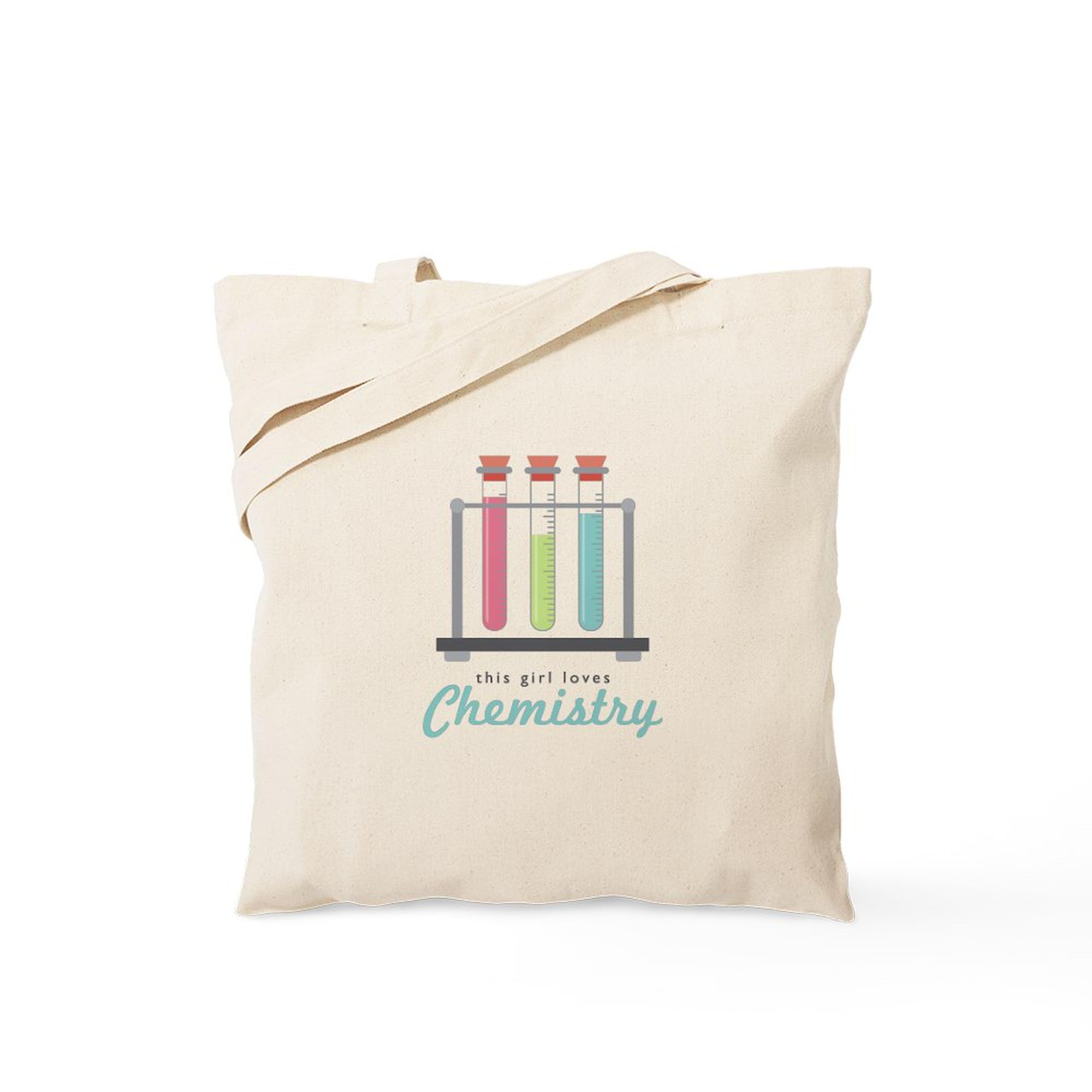 CafePress Love Chemistry Tote Bag Natural Canvas Tote Bag, Reusable Shopping Bag