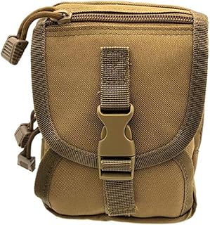 HWZ Outdoor Sports Small Pockets Multi-Functional Tactical Storage Bag Fan Accessory Bag (Sand)