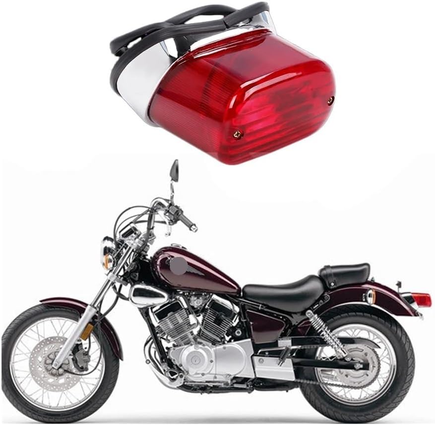 バイク用リアランプ 1PC バイクテールブレーキライトリアインジケータストップランプビラーゴ XV250 XV400 オートバイブレ