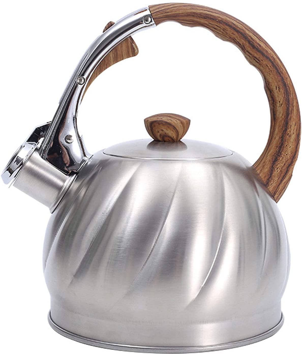 Bouilloire théière de sifflet domestique compatible induction et tous poêles