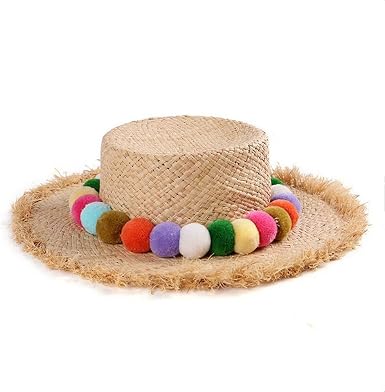 Raffia Straw Panama Beach Hats Beige 