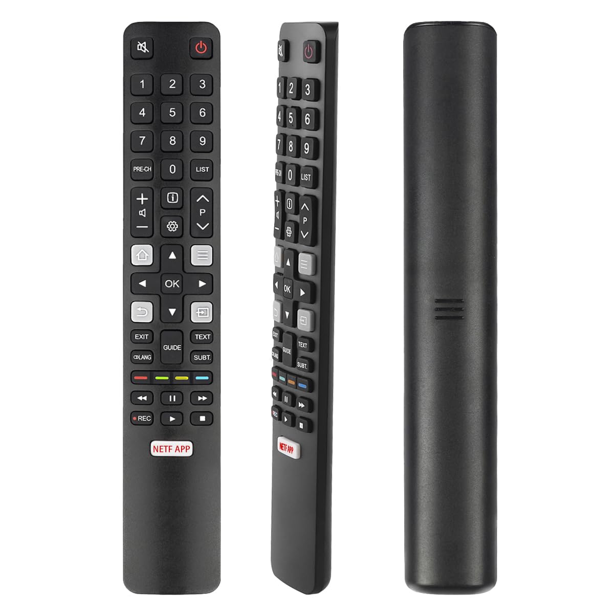 Replacement Remote RC802N for TCL TV Remote Control ARC802N RC802N YUI1, Compatible with TCL Thomson Smart 4K LCD TV, 32DS520 40S6000FS 49DP600 49S6000FS 50DP600 F43S5916 H32S5916 - NO SETUP REQUIRED