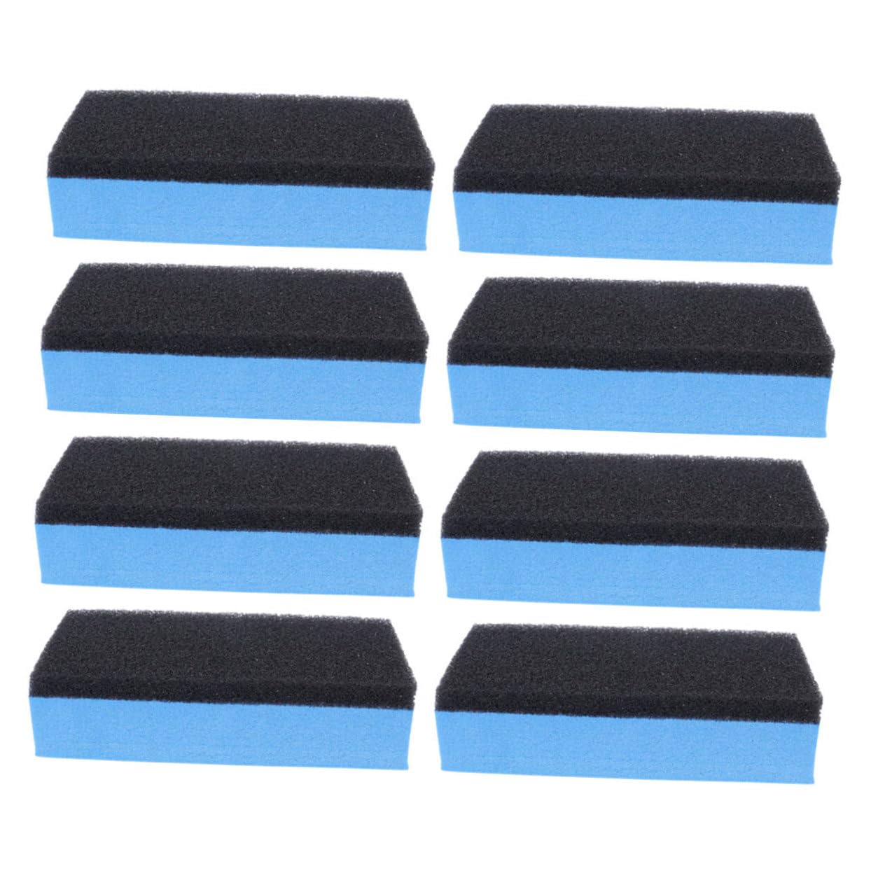 SOLUSTRE 8pcs Wax Applicator Pad for Cars Polishing Sponge Plating for Scratch and Shine for Waxing Cleaning and Detailing Automotive