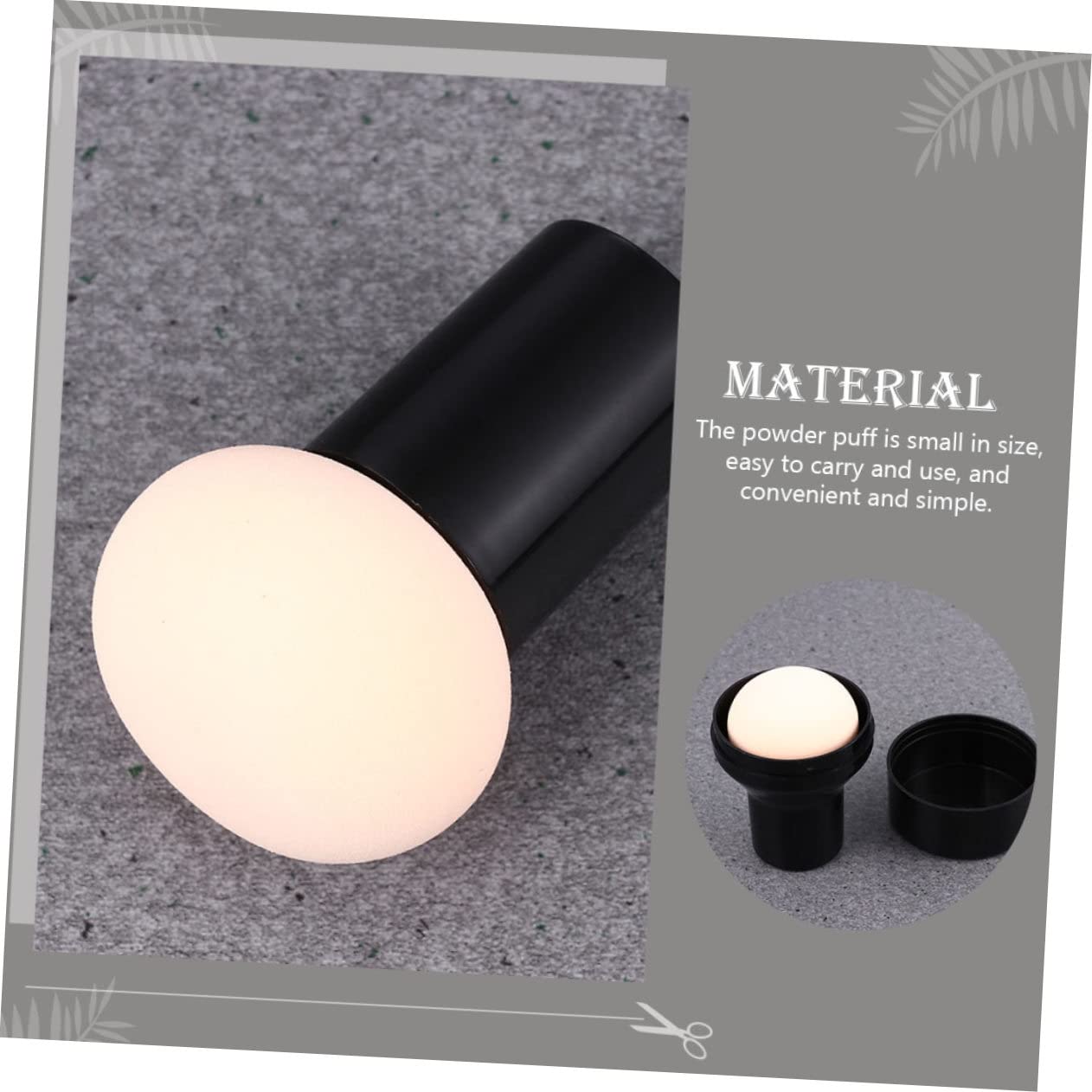 10sets Cosmetic Powder Puff Makeup for Powder Big Portable Makeup for Home Beauty Salon 6pcs*10