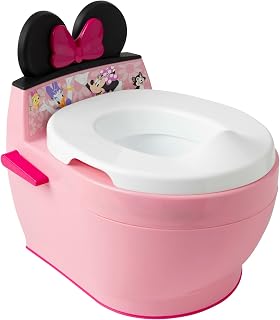 The First Years Disney Minnie Mouse 2-in-1 Potty Training Toilet & Removable Toddler Seat Attachment