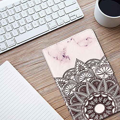 Uucovers 10.1 Inch Kindle Fire Hd 10 Tablet Case (9Th/7Th/5Th Generation, 2019/2017/2015 Release), Pu Leather Magnetic Wallet Folio Stand Smart Cover With Card Slots [Auto Wake/Sleep], Datura Flower #TOP7
