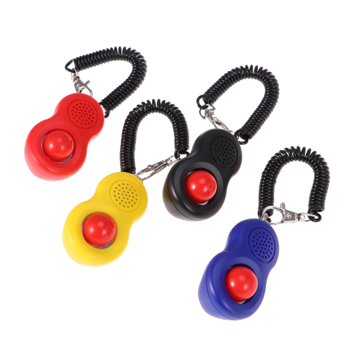 Toddmomy 12 Piezas Herramienta para Mascotas refeel muñequera Entrenamiento de Cachorros clicker Gato clickers para adiestramiento de Perros Clicker para adiestramiento de Perros con Correa