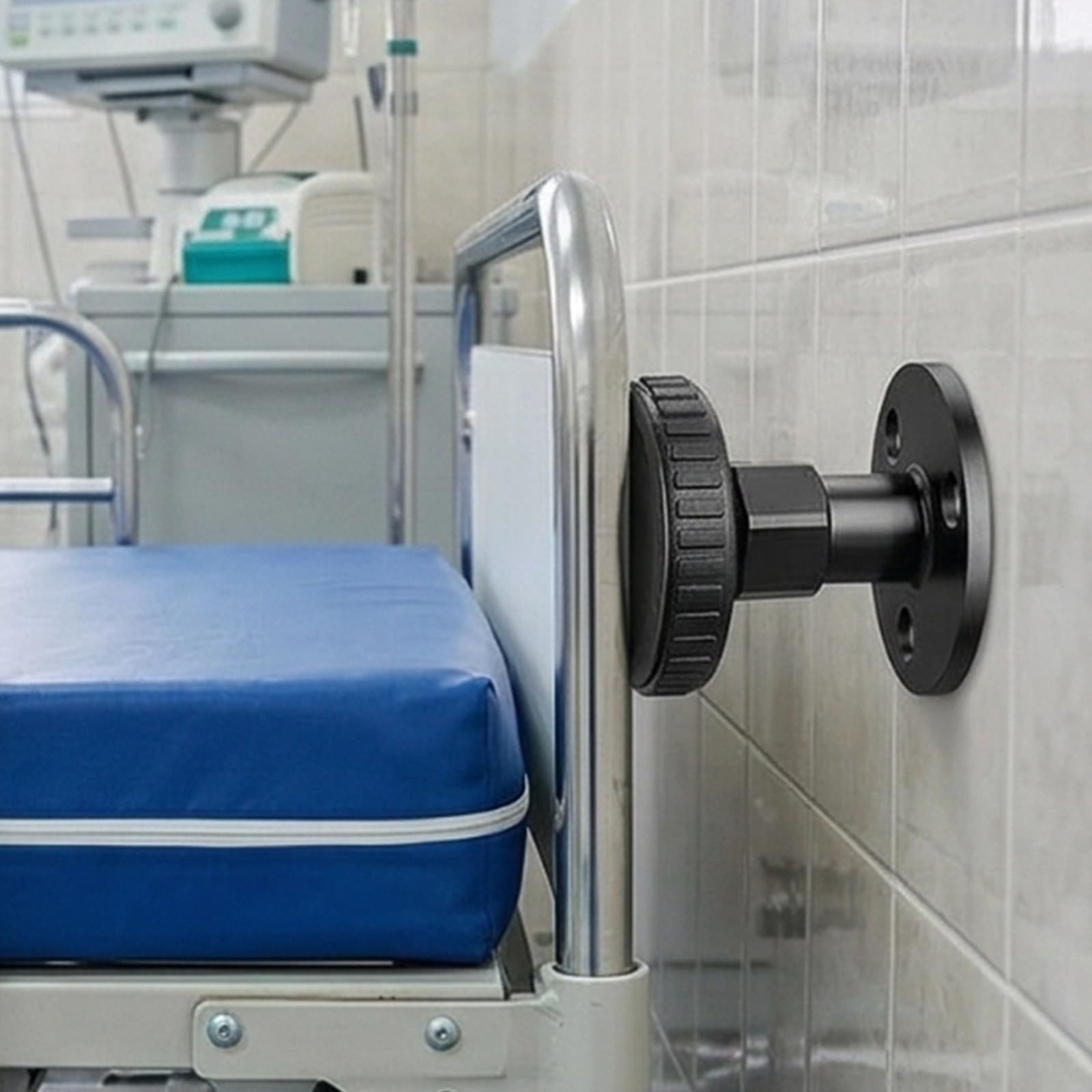 4 distanziatori regolabili anti-shake da parete 30 – 110 mm, distanziatore letto con filettatura, testiera regolabile, per travi centrali ispessite, stabilizzatore per letti, divani e armadi
