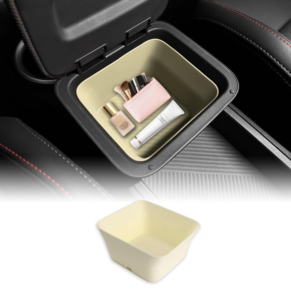 Mauxpiao A For 2024-2025 Mini Countryman U25 Central Control Storage Box Silicone Pad, Nti-Slip Organizer, Interior Car Ccessory Fds/A