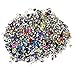 JETEHO 500Pcs Metal Eyelets, Mixed Colors 3mm Round Shape Eyelet Grommets for Scrapbooking Card Making Leather Craft Shoes Clothes