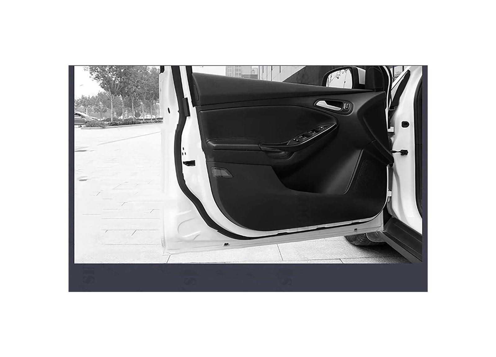 Junta Goma Protector de burlete para puerta coche para DB9 2004-2016 insonorizante y antipolvo Juntas