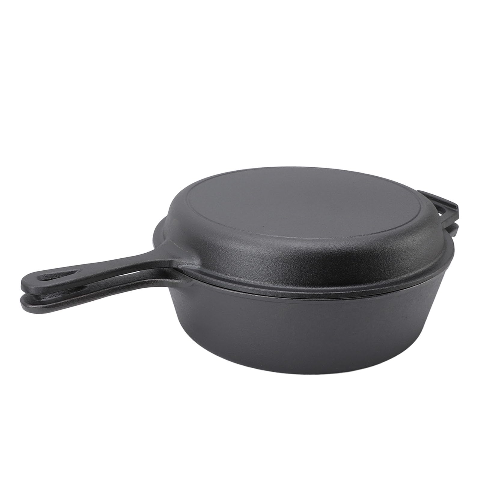 Fonte de cuisson combo poêle à four épaissie à longue poignée ergonomique
