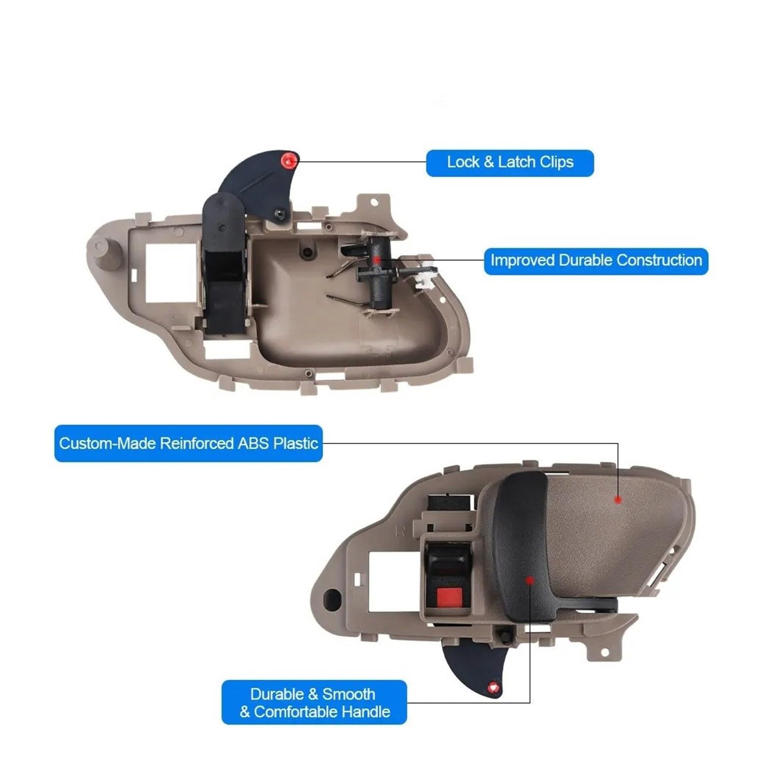 Maniglie Interne per Portiere Auto, Maniglie per Portiere Interne per Chevrolet Suburban 1995-2000, Maniglie per Portiere Auto