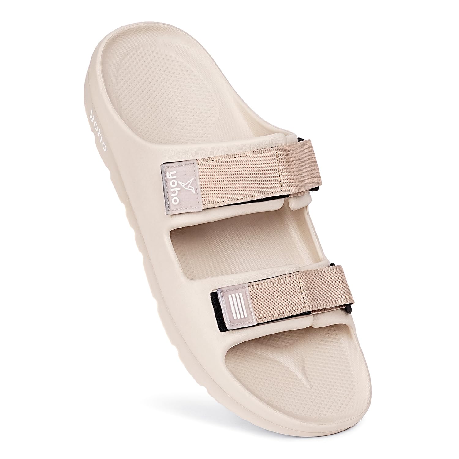yoho Wilo Double Strap Sliders for Men | Cushioned, Lightweight & Water-Resistant | Adjustable Strap | Comfortable & Stylish-picture-42