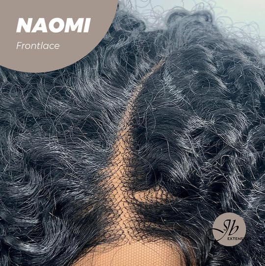 Miniatura 7 de NAOMI - Peluca afro de encaje frontal de 12 pulgadas, pelucas de cabello largo negro extra rizado para mujer, pelucas sintéticas naturales para uso