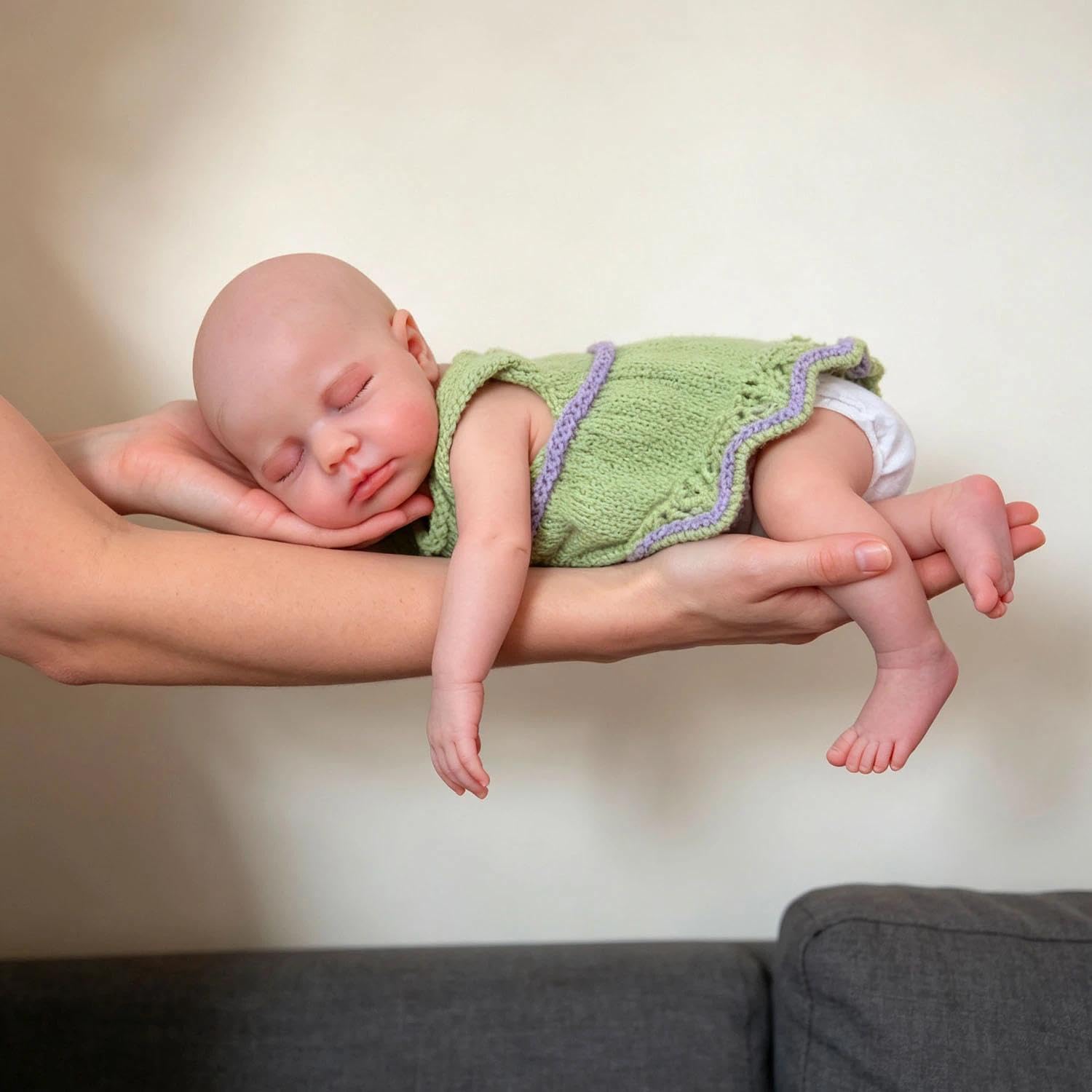 Anano Reborn Baby Vollsilikon Lebensecht 30CM Reborn Puppe Mädchen | Reborn Baby Mädchen, Silikon Baby Mädchen Reborn Puppen Lebensecht Babypuppen Wie Echt Lebensechte Puppen Vollsilikon Baby