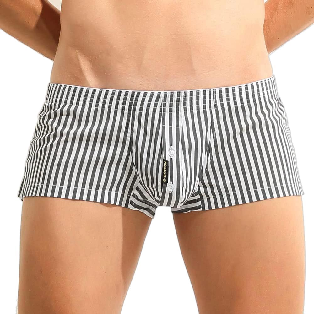 Amazon | [ジーステーション] S ブラック 立体縫製 ストライプ