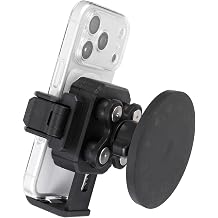 Magnetic Motorcycle Phone Mount 88 lb Strong Magnetic Pull for Gas Tank, Heavy-Duty with Vibration Dampener, Camera Friendly, One-Handed 1-Second Lock & Release, Fits 4.7-7.2" Smartphones